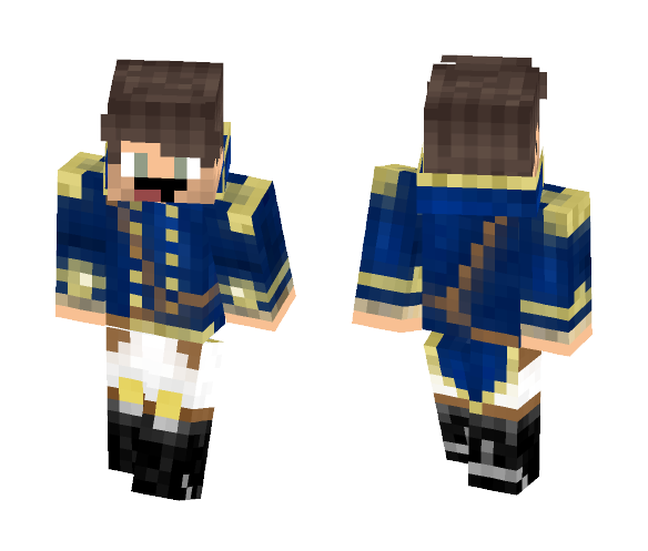 Download Free Blue version of the thingy Skin for Minecraft image 1 Blue version of the thingy - Male Minecraft Skins - image 1
