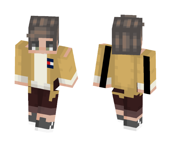 beside the dying fire - Male Minecraft Skins - image 1