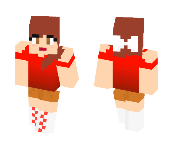Dr Pepper Girl - Girl Minecraft Skins - image 1