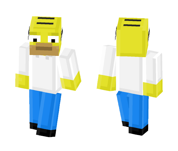 Homer Simpson - Male Minecraft Skins - image 1