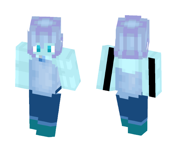 Download Free blue akoya pearl another mistake Skin for Minecraft image 1 blue akoya pearl another mistake - Interchangeable Minecraft Skins - image 1