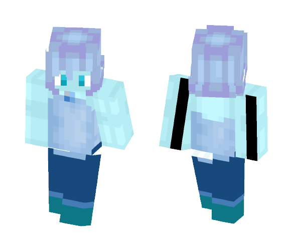 blue akoya pearl fixed mistakes - Interchangeable Minecraft Skins - image 1