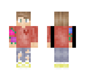 o3o Red T-Shirt Boy