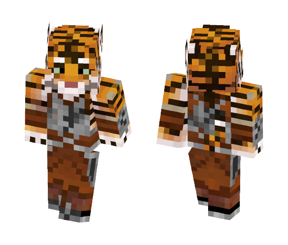 Khajiit Bengal Tiger - Interchangeable Minecraft Skins - image 1