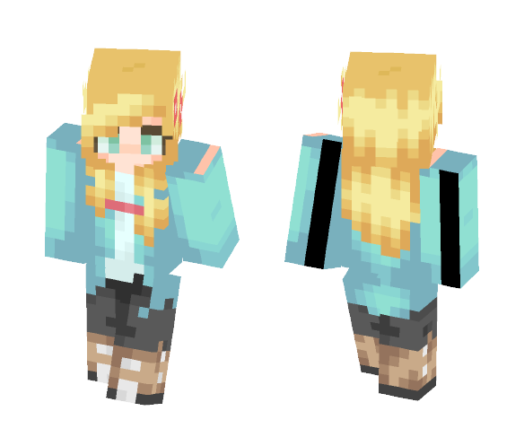 국수 ▬ ST - Female Minecraft Skins - image 1