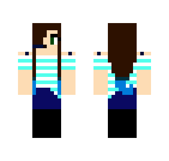 Blue Gamer Girl