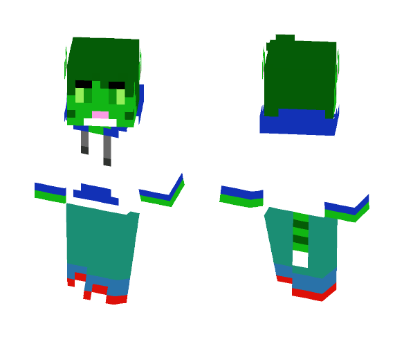 New Updated Green Cat - Cat Minecraft Skins - image 1