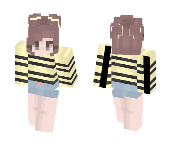 bee happy | ???? - Female Minecraft Skins - image 1