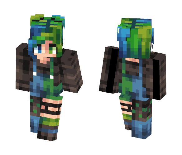 M a l a c h i t e - Female Minecraft Skins - image 1