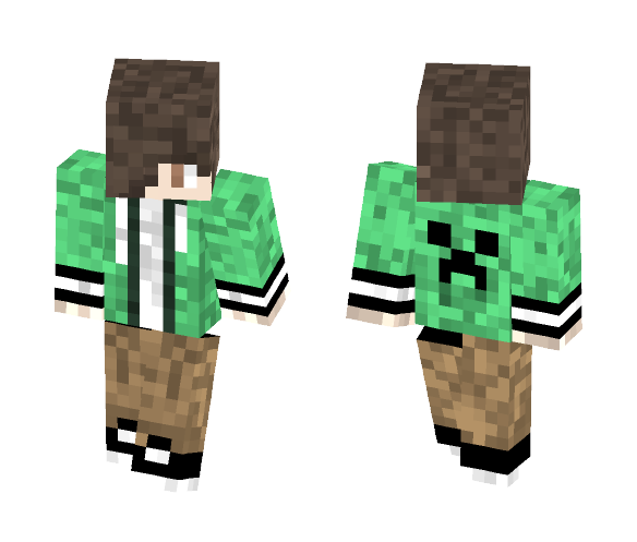Creeper Boy (Steve) - Boy Minecraft Skins - image 1