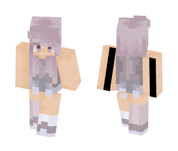 Violet BubbleGum - Female Minecraft Skins - image 1