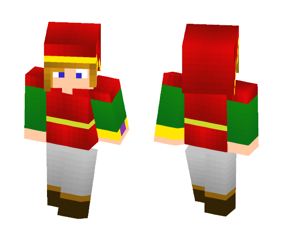 Link from albw (red suit) - Male Minecraft Skins - image 1