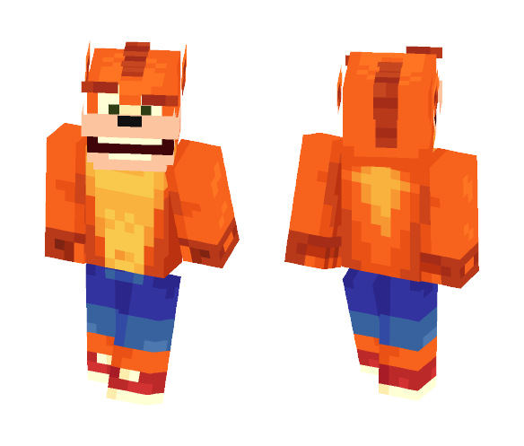 Crash Bandicoot - Male Minecraft Skins - image 1