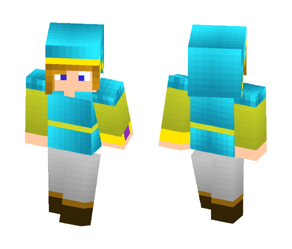 LInk from albw (blue suit) - Male Minecraft Skins - image 1