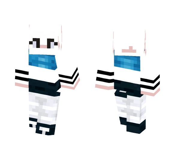 asriel (pufftale brat) - Female Minecraft Skins - image 1
