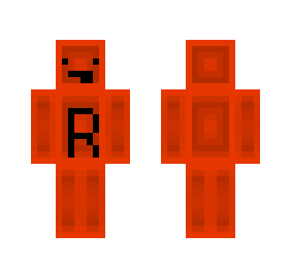Red stone man