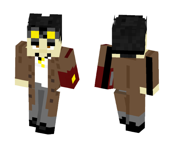 The Kaleb Fish Moving EYEs - Male Minecraft Skins - image 1