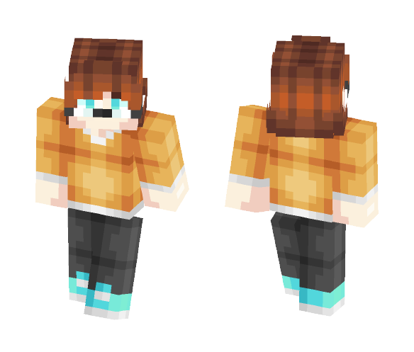 Nerdy Teen Skin - Male Minecraft Skins - image 1
