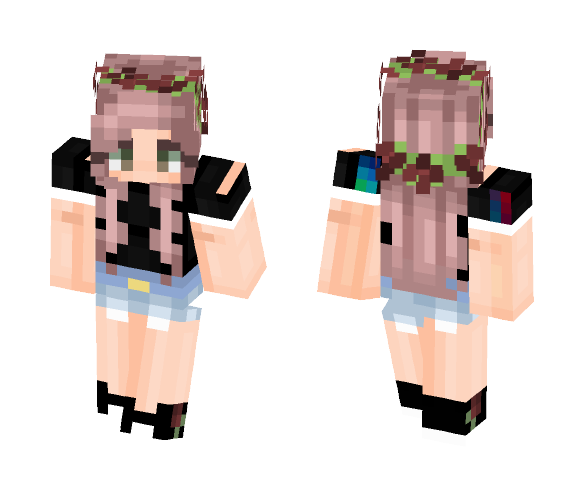 ash's twin rose skin ???? - Female Minecraft Skins - image 1