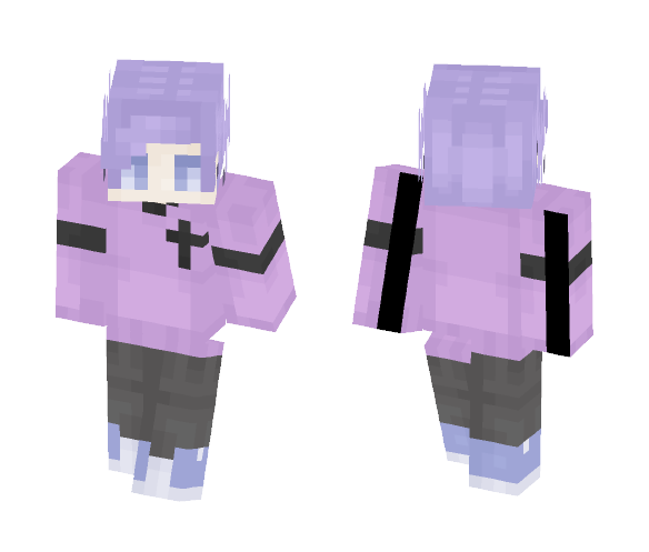 Pastel Goth? idk - Male Minecraft Skins - image 1