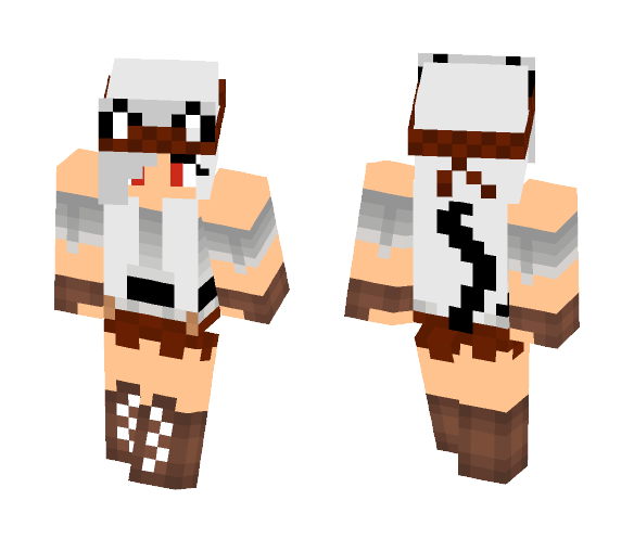 Meif'wa-Red-Female - Female Minecraft Skins - image 1