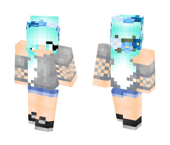 Casual Girl - Girl Minecraft Skins - image 1