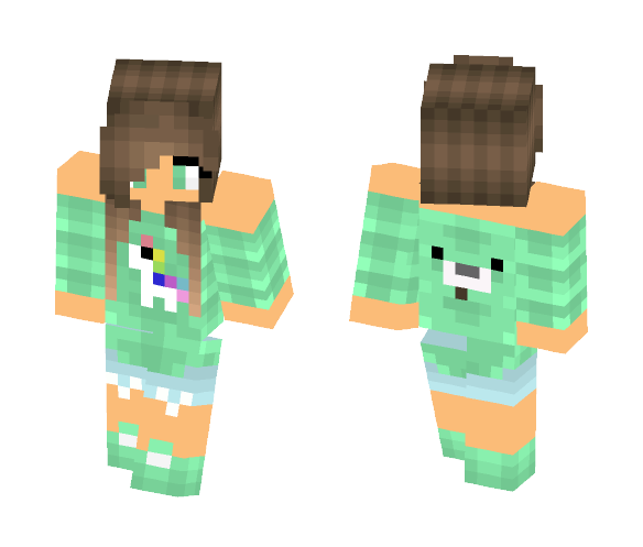 unicorn girl - Girl Minecraft Skins - image 1