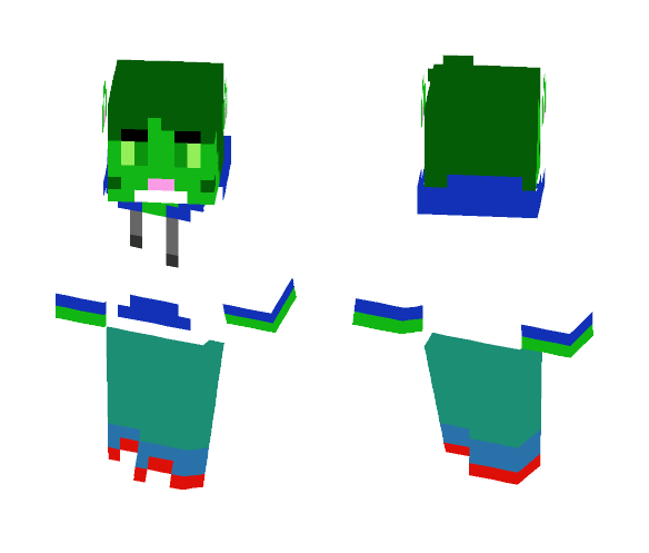 Green Cat - Cat Minecraft Skins - image 1
