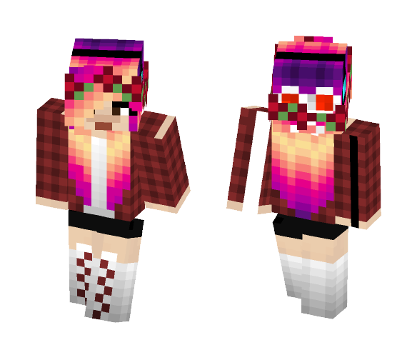 Inieloo | FLOWER CROWN girl! - Flower Crown Minecraft Skins - image 1