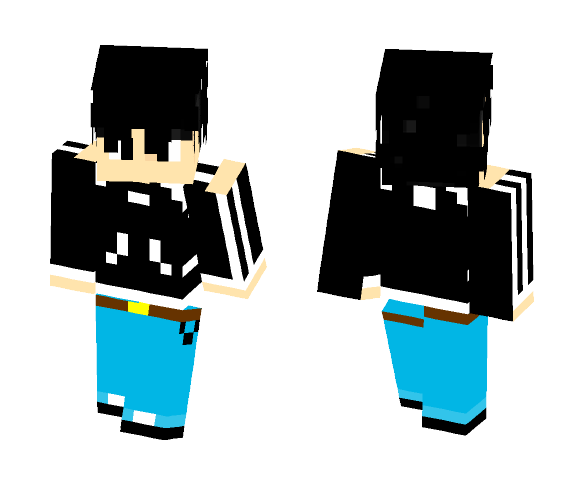 Daku Yagami | Removable Jacket. - Male Minecraft Skins - image 1