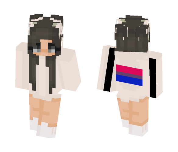 For Owl (Bisexual Pride!) - Female Minecraft Skins - image 1