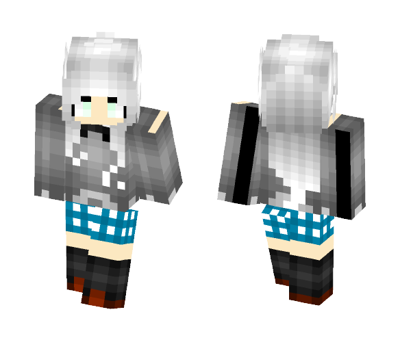 Kitsune Hanato - Female Minecraft Skins - image 1