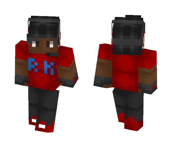 Download Free RedKid_YT Skin Skin for Minecraft image 1 RedKid_YT Skin - Male Minecraft Skins - image 1