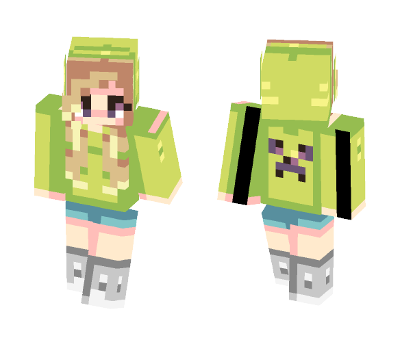 Creeper girl - Girl Minecraft Skins - image 1