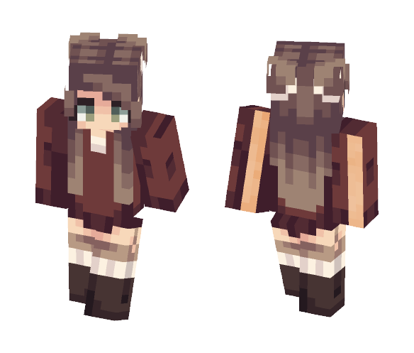 Fireplace Flurries - Female Minecraft Skins - image 1