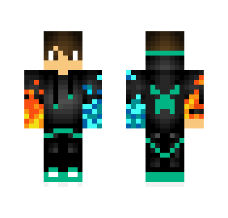cool fire ice kid