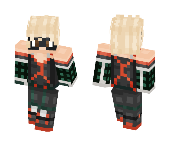 Download Free Katsuki Bakugo: My Hero Academia Skin for Minecraft image 1 Katsuki Bakugo: My Hero Academia - Male Minecraft Skins - image 1