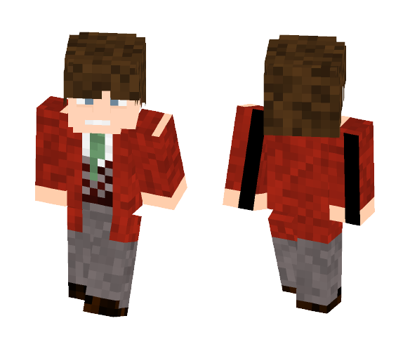 Fourth Doctor Skin A (Scarfless) - Male Minecraft Skins - image 1