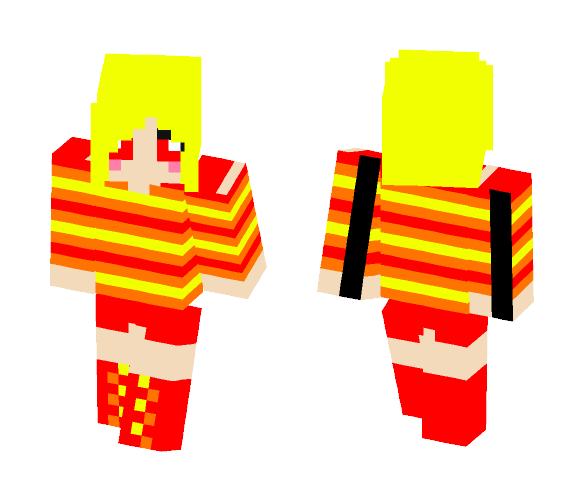 Nether Girl - Girl Minecraft Skins - image 1