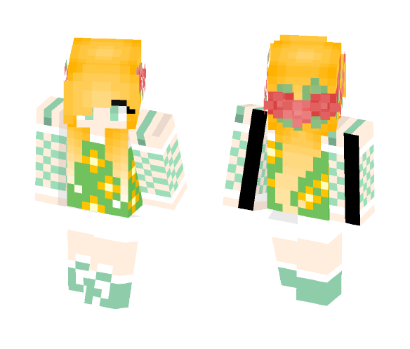 Flower Girl - Girl Minecraft Skins - image 1