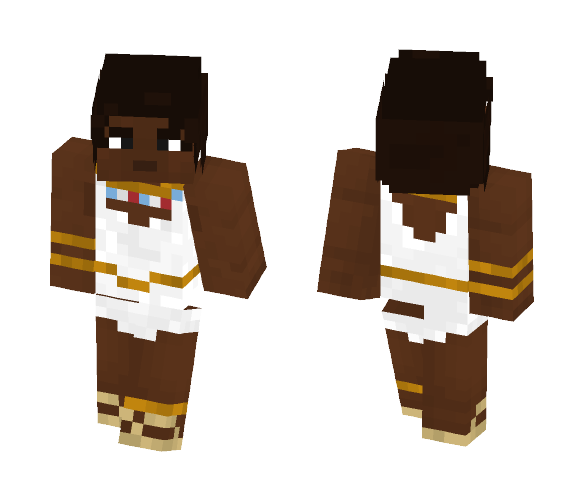 Download Free Nubian/Egyptian Woman Skin for Minecraft image 1 Nubian/Egyptian Woman - Female Minecraft Skins - image 1