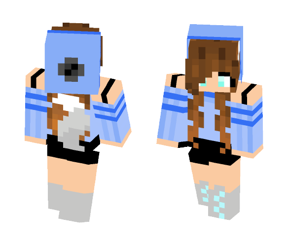 Download Free Random Werewolf Girl :p Skin for Minecraft image 1 Random Werewolf Girl :p - Girl Minecraft Skins - image 1