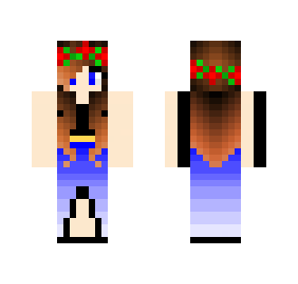 Princess Girl In Flower Crown