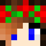 Princess Girl In Flower Crown - Flower Crown Minecraft Skins - image 3
