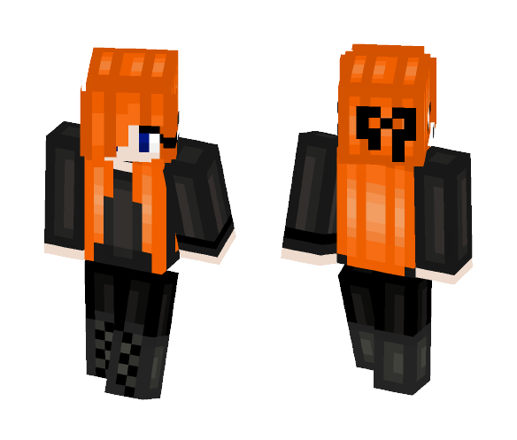 Download Free My Friend (Red Hair Girl) Skin for Minecraft image 1 My Friend (Red Hair Girl) - Color Haired Girls Minecraft Skins - image 1
