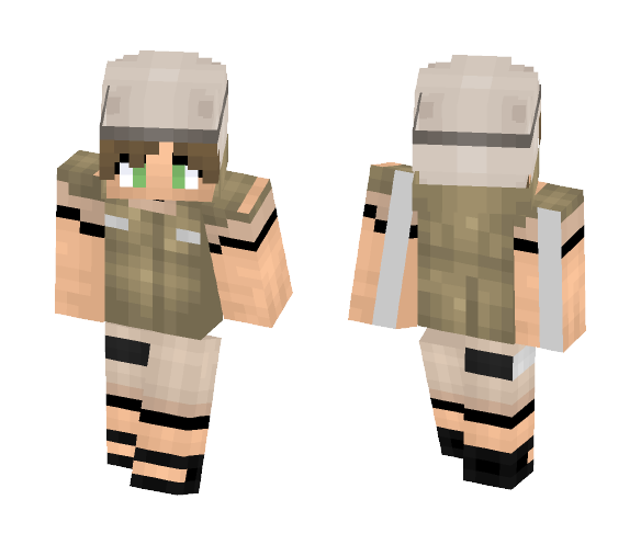 Sand Chuunin - Female Minecraft Skins - image 1