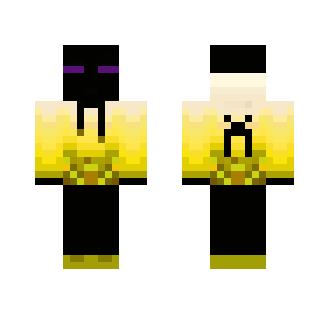 Enderman with yellow hoodie