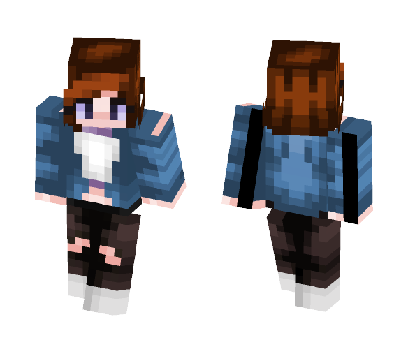 Hanging here ~ONana - Female Minecraft Skins - image 1