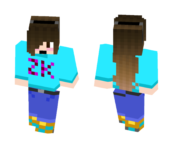 zk-izzy skin - Female Minecraft Skins - image 1