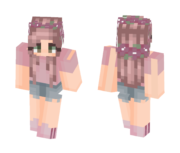 strawberry adidas ???? - Female Minecraft Skins - image 1